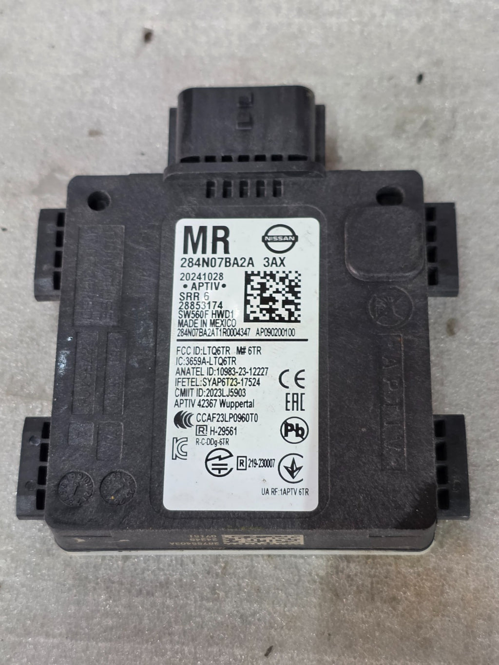 2025 - 2026 NISSAN MURANO REAR RIGHT SIDE BLIND SPOT RADAR SENSOR OEM 284N07BA2A