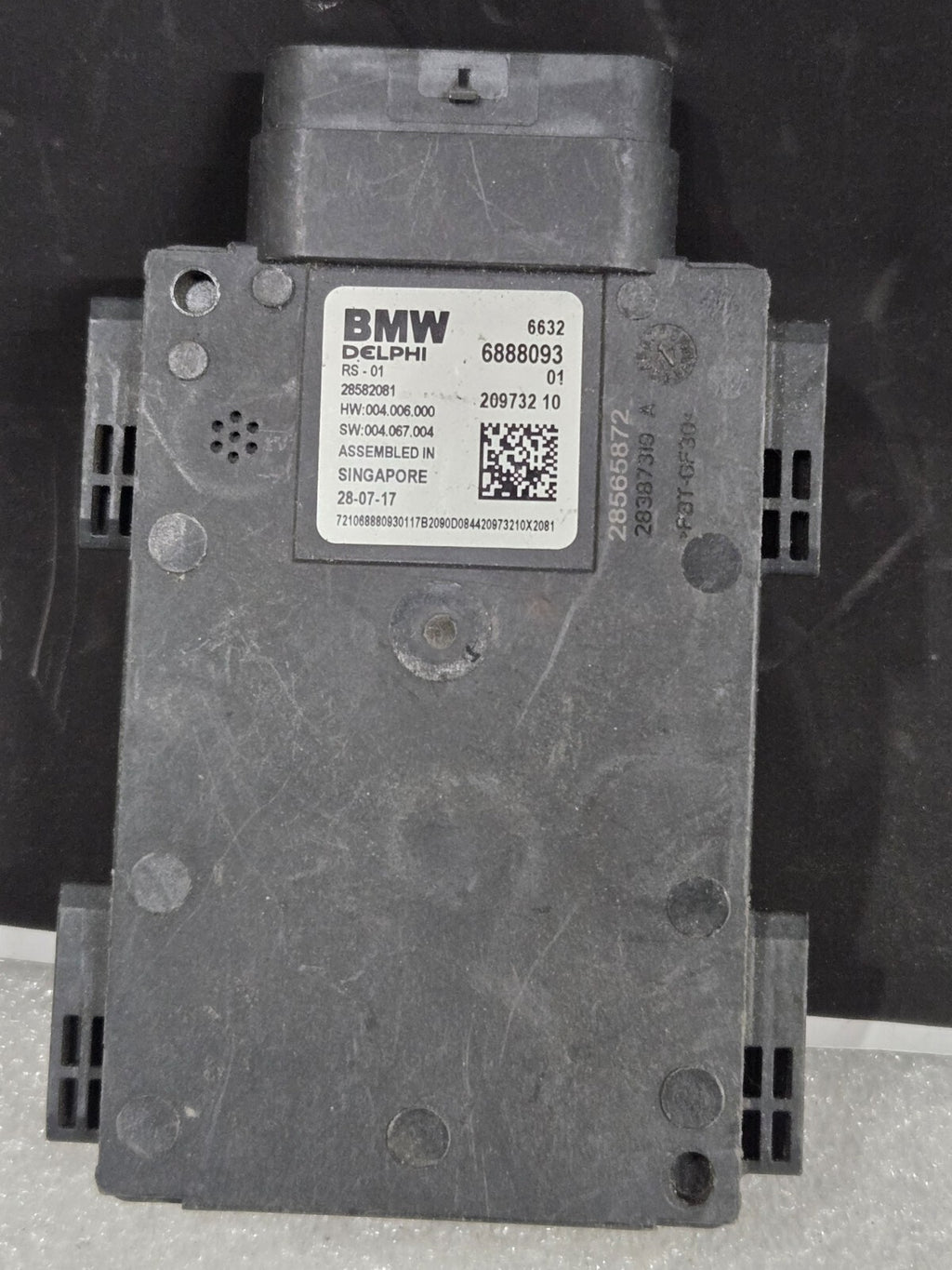 2016-2020 BMW 5 7 X3 X4 REAR BLIND SPOT RADAR SENSOR CONTROL MODULE OEM 6888093