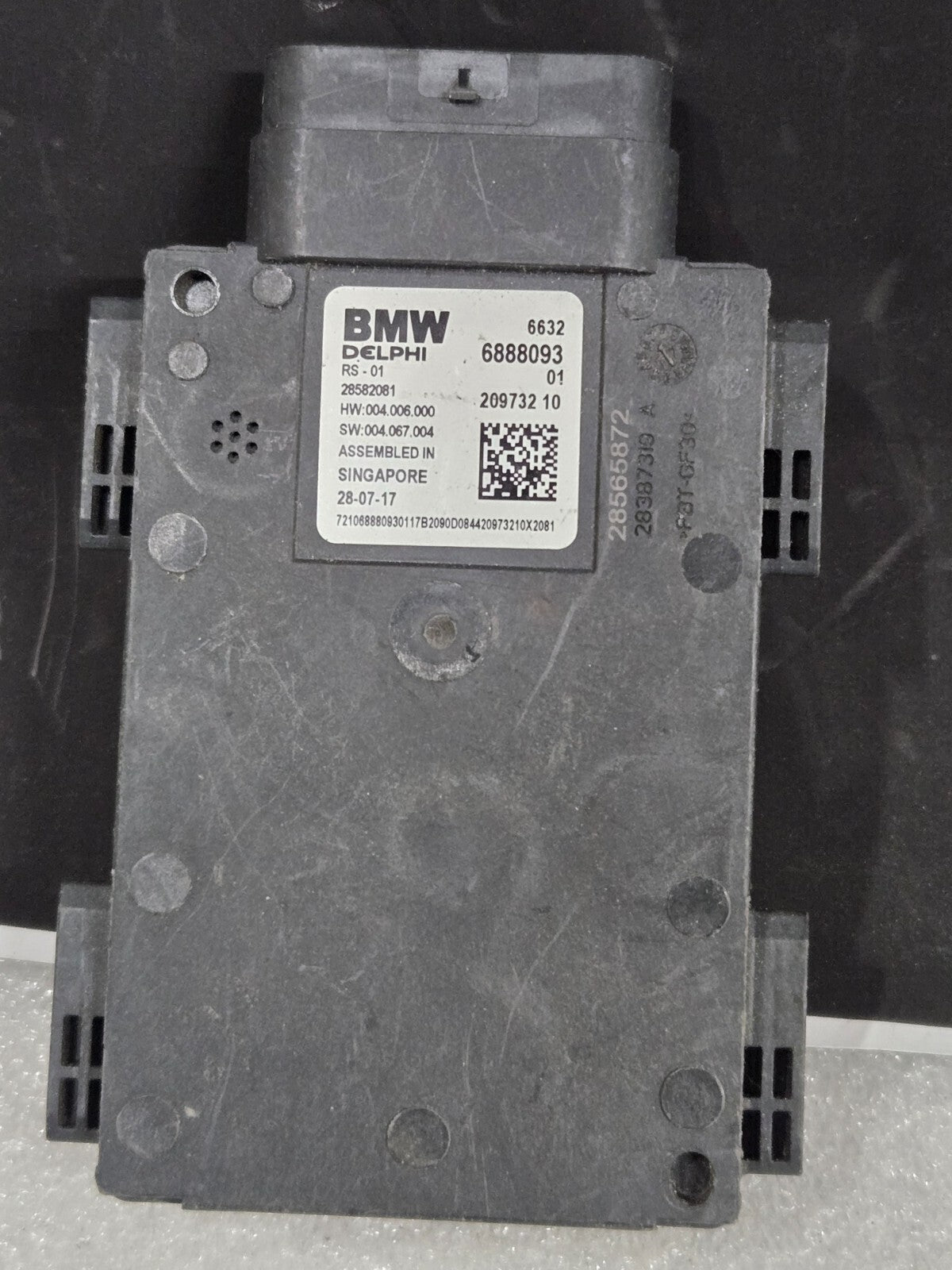 2016-2020 BMW 5 7 X3 X4 REAR BLIND SPOT RADAR SENSOR CONTROL MODULE OEM 6888093
