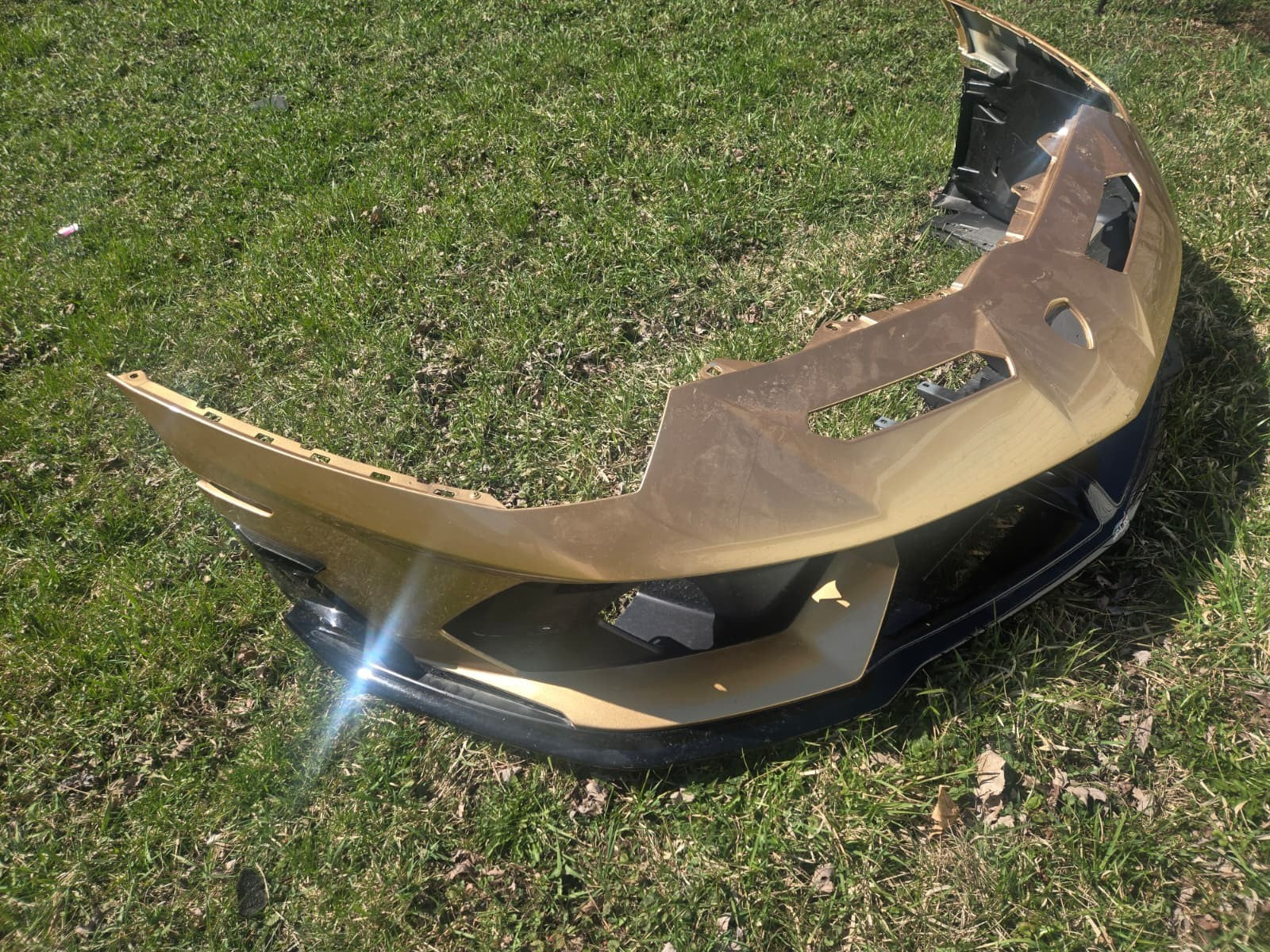 2019 2020 2021 LAMBORGHINI AVENTADOR SVJ FRONT BUMPER ALA COVER OEM 470807437R