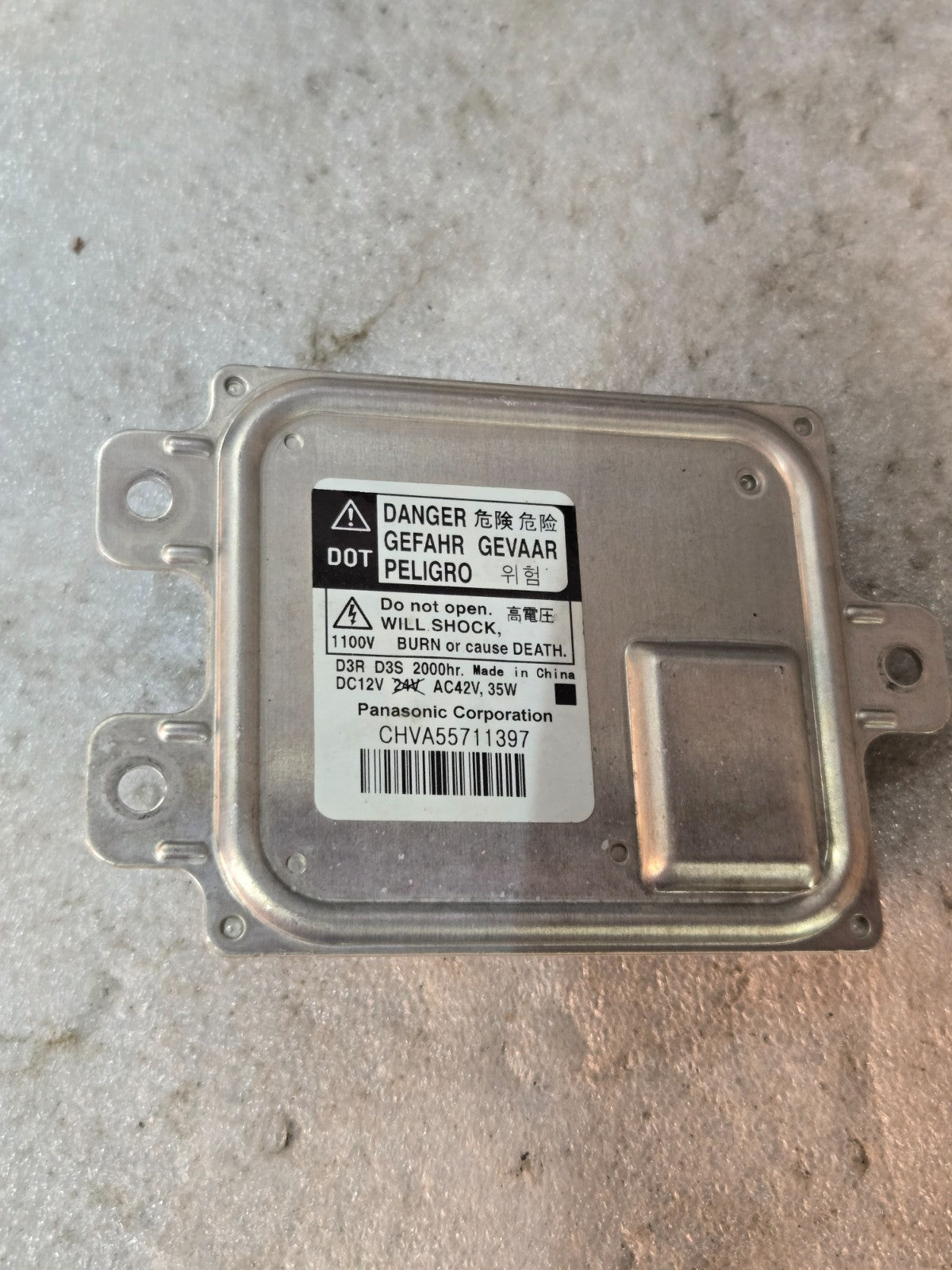 2015-2022 DODGE CHALLENGER XENON BALLAST MODULE UNIT D3R D3S PANASONIC FACTORY