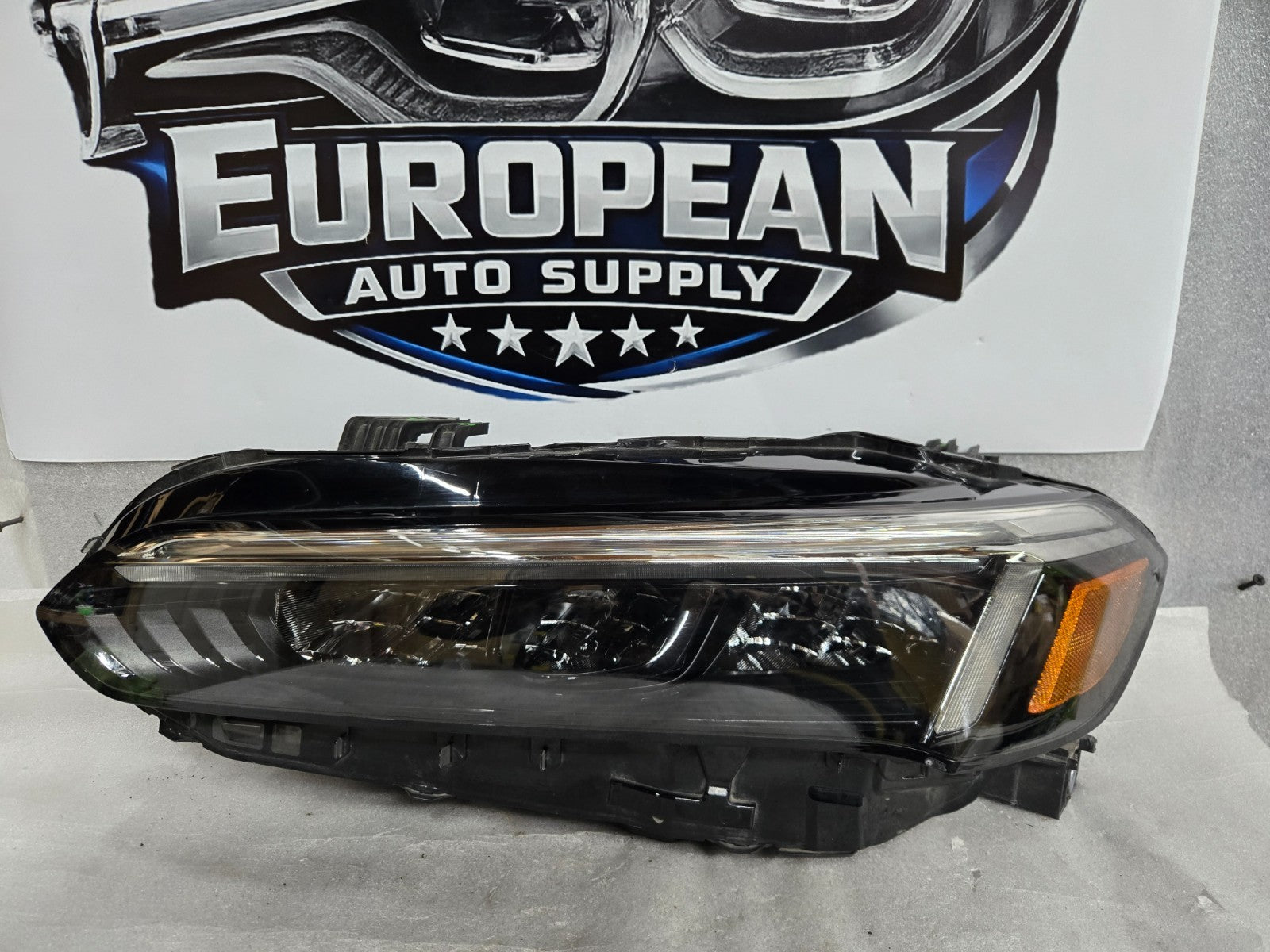 2022-2025 Honda Civic Black Trim Full LED Headlight OEM Left LH Driver Side