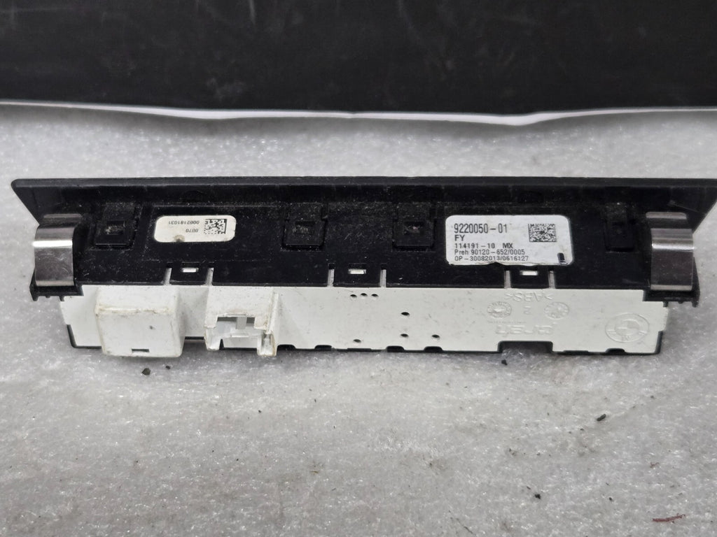 2012-2019 BMW 640I HEADS UP DISPLAY HUD CONTROL SWITCH PANEL BLACK 9220050 OEM