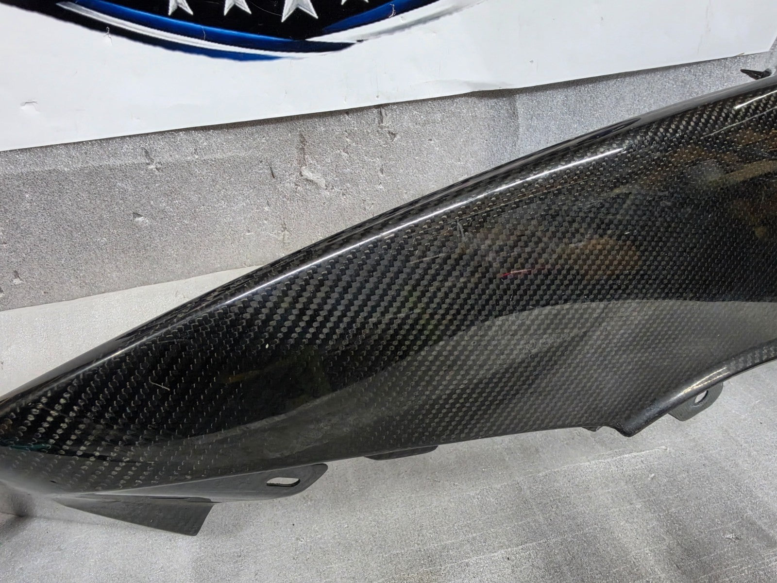Lamborghini Urus Front Bumper LH Left 4ML807059A Carbon Lip Section OEM Genuine