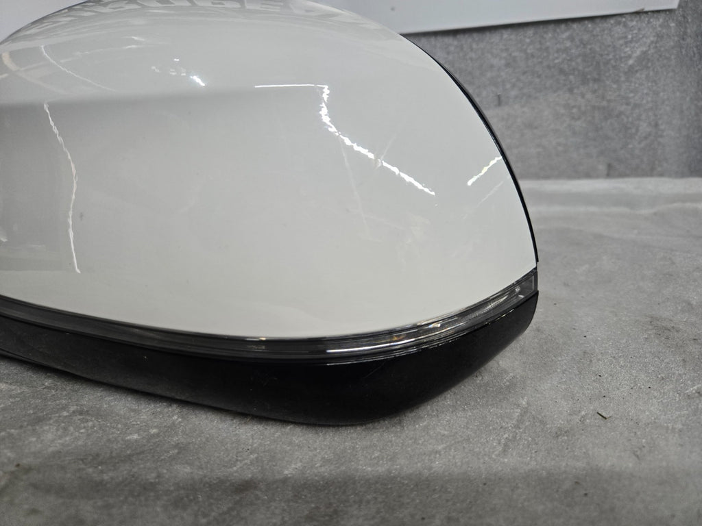 2018 - 2022 BMW X3 G01 FRONT LEFT LH DRIVER SIDE DOOR REAR VIEW MIRROR OEM WHITE