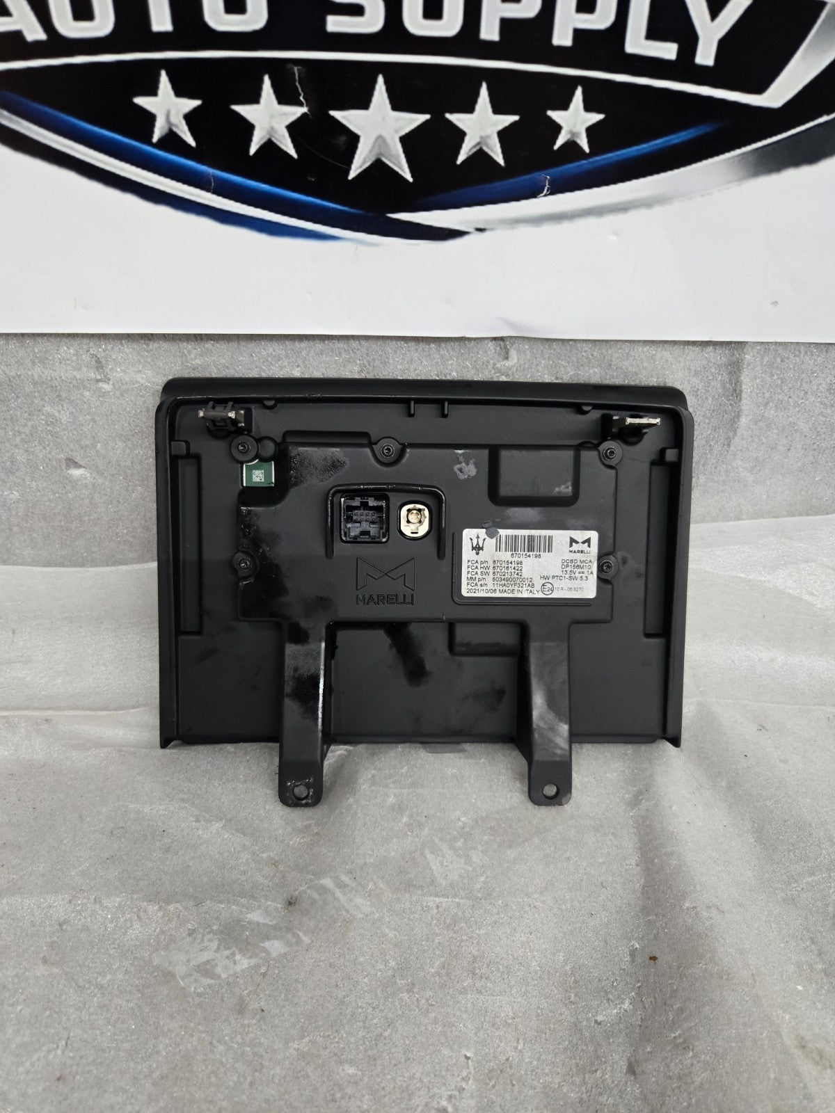 2021 MASERATI GHIBLI INFORMATION GPS NAVIGATION DISPLAY TOUCH SCREEN 670154198
