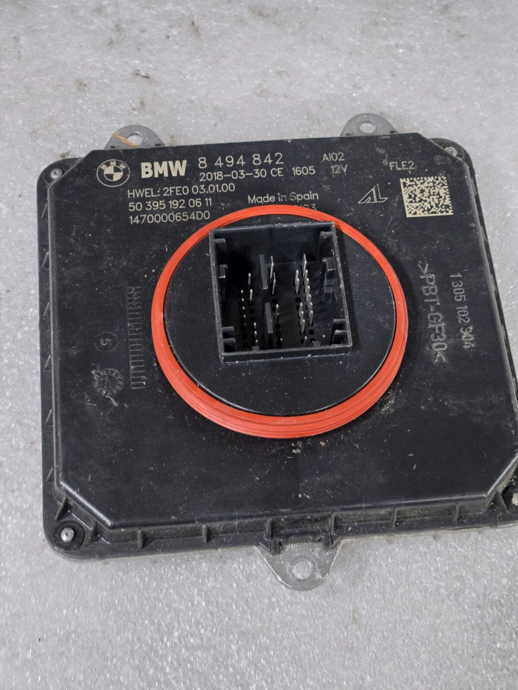 BMW Mini LED Headlight Control Module Headlamp Ballast 8494842 Light Genuine OEM