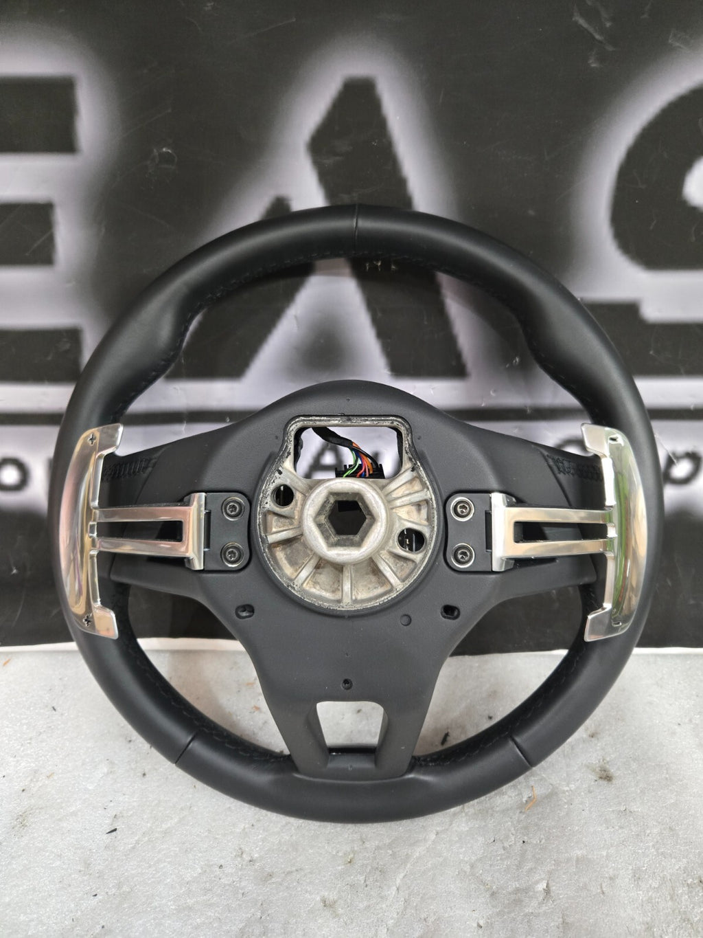 2023 Jaguar Steering Wheel F I Pace XE XF Black Leather OEM 628123465PVJ