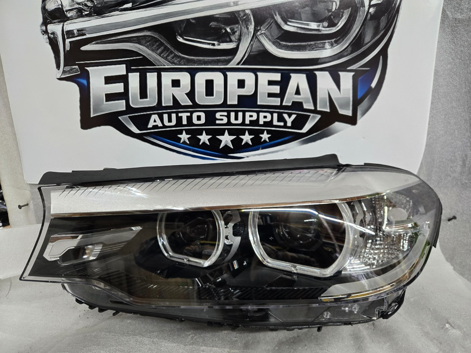 2017-2020 BMW 5-SERIES 530i 540i G30 LEFT LH LED HEADLIGHT OEM COMPLETE 7214959