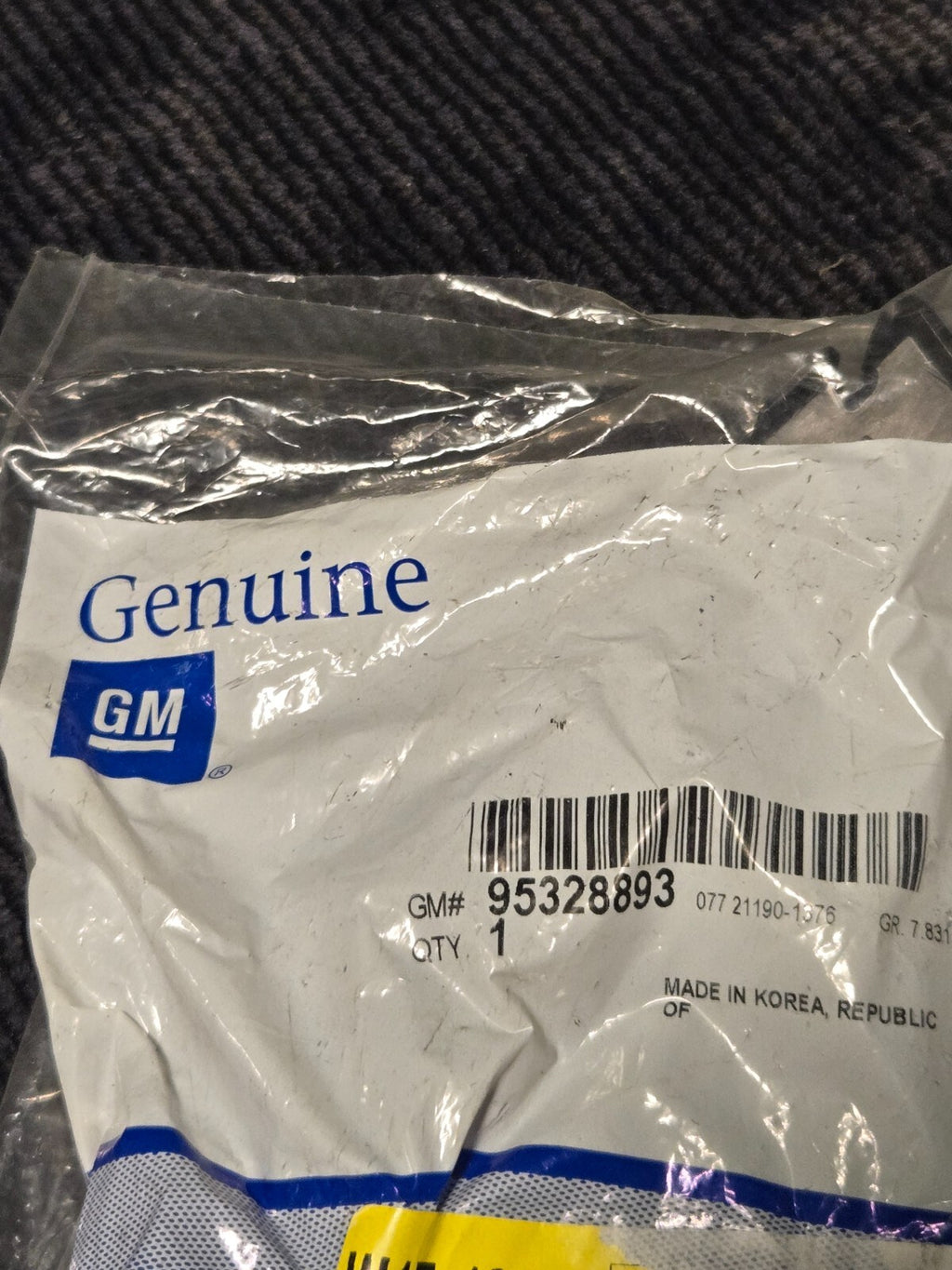 Genuine GM Front Driver Side Bumper Fascia Guide 95328893 OEM
