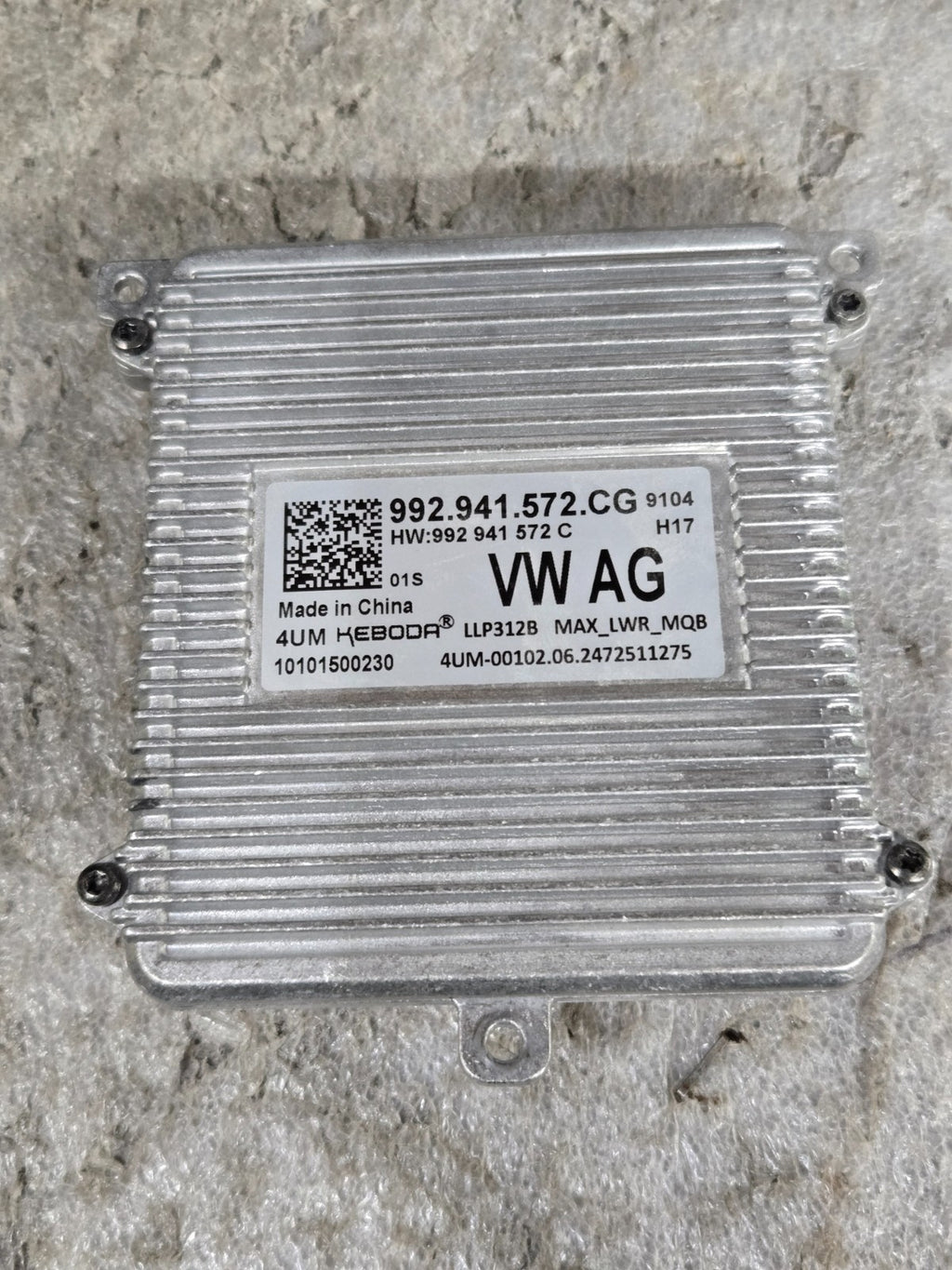 2022-2024 VW Tiguan LED Headlight Ballast Control Module 992941572CG OEM