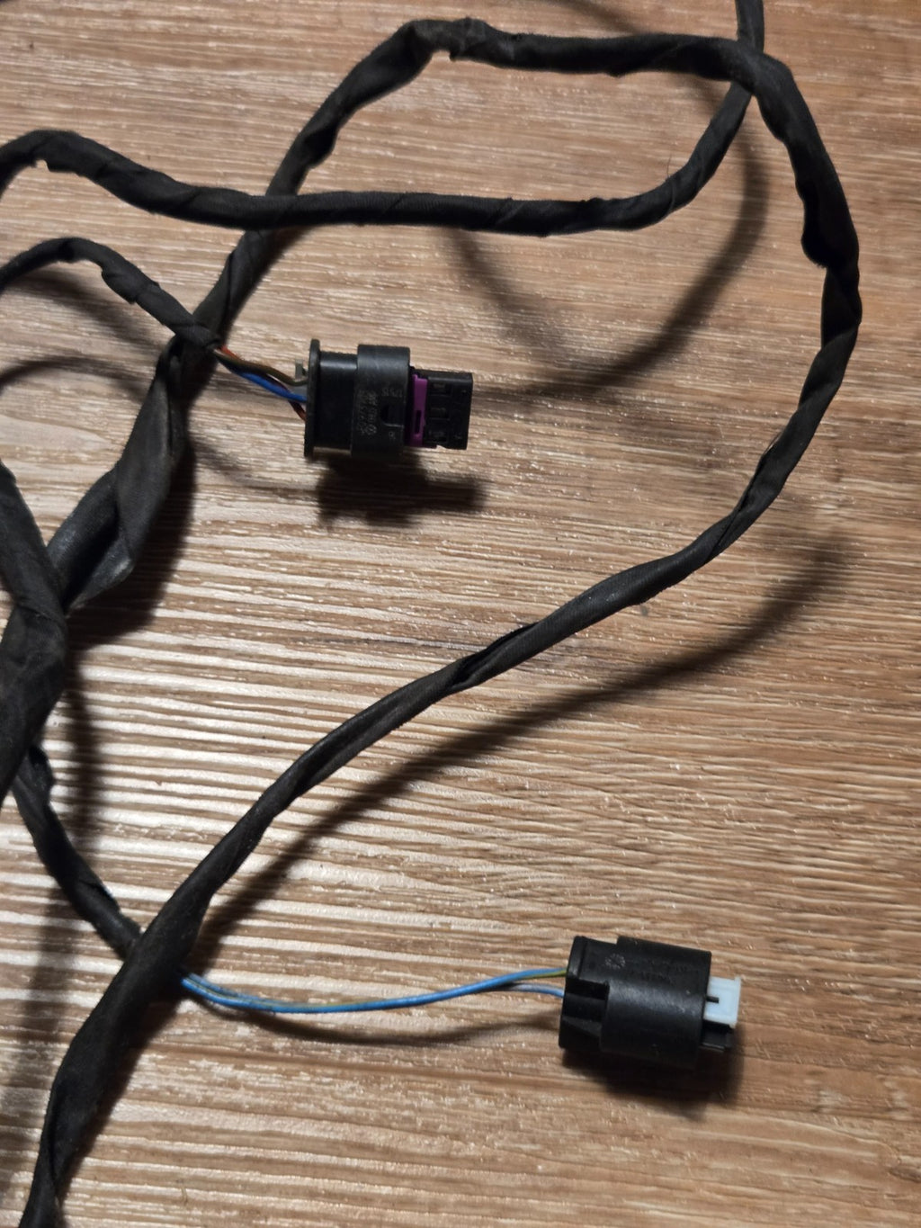 2012-2015 AUDI A6 S6 Rear Bumper Park Assist PDC Sensor Wiring Harness OEM