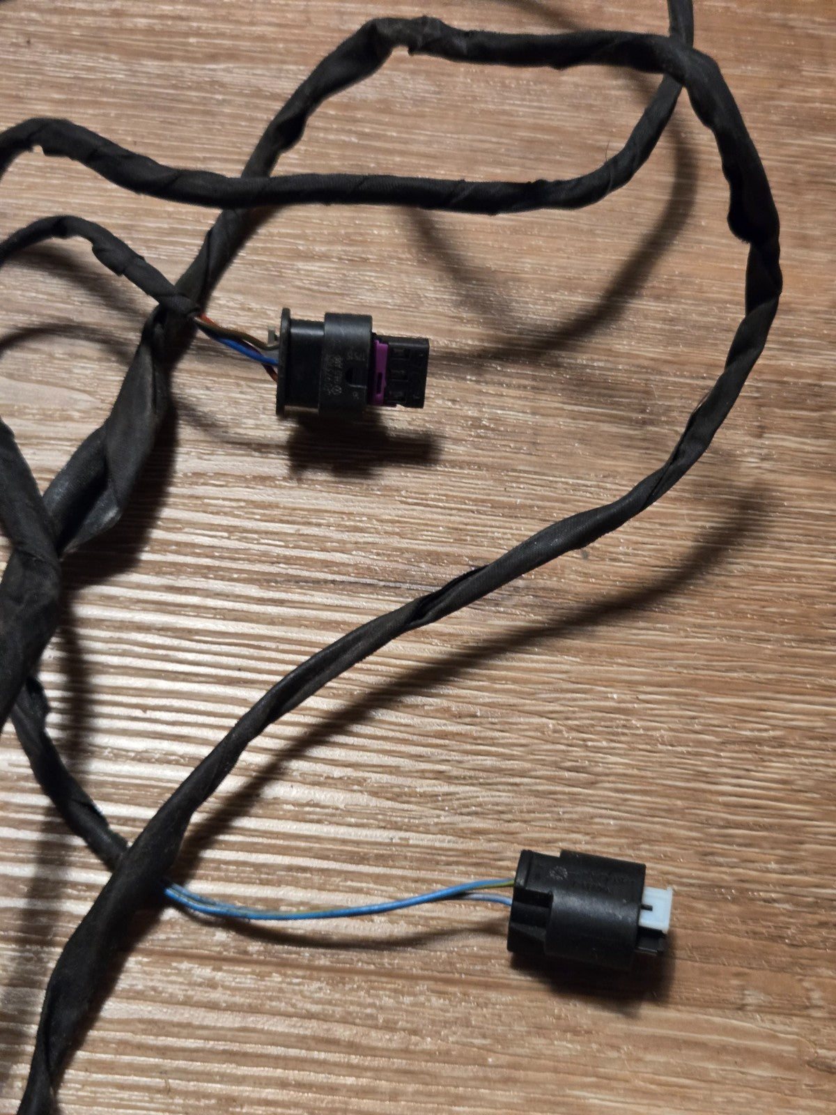 2012-2015 AUDI A6 S6 Rear Bumper Park Assist PDC Sensor Wiring Harness OEM