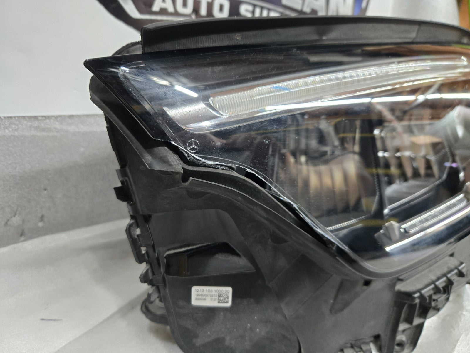 2023-2025 MERCEDES-BENZ GLC300 GLC43 LED HEADLIGHT REFLECTOR STYLE LH OEM