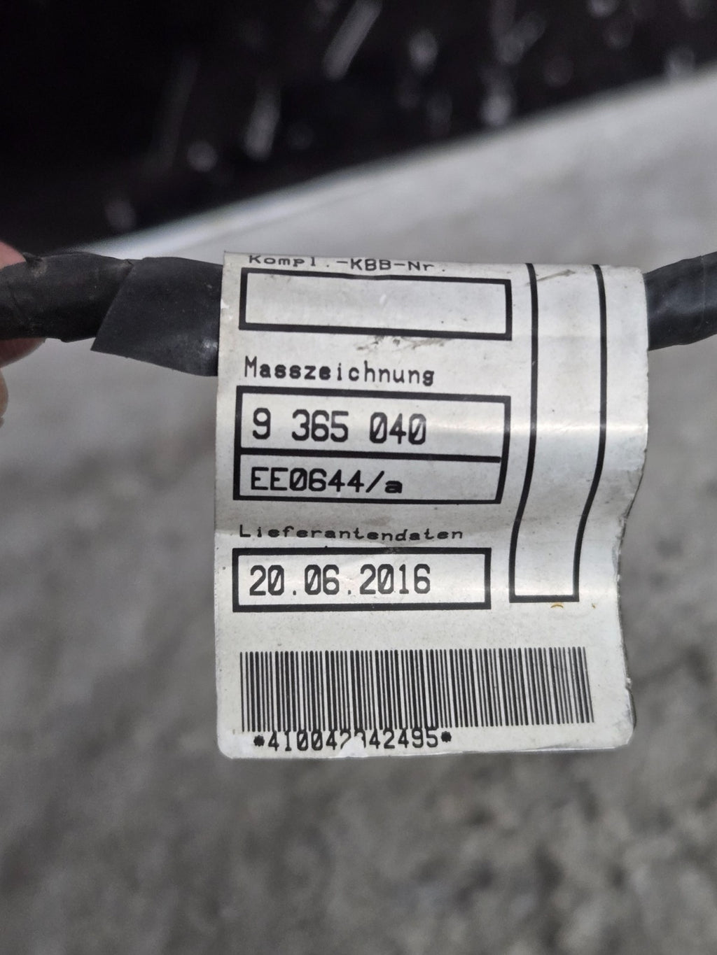 2016-2018 BMW F30 3 Series FRONT BUMPER PDC SENSOR WIRING HARNESS w/ Sensors OEM