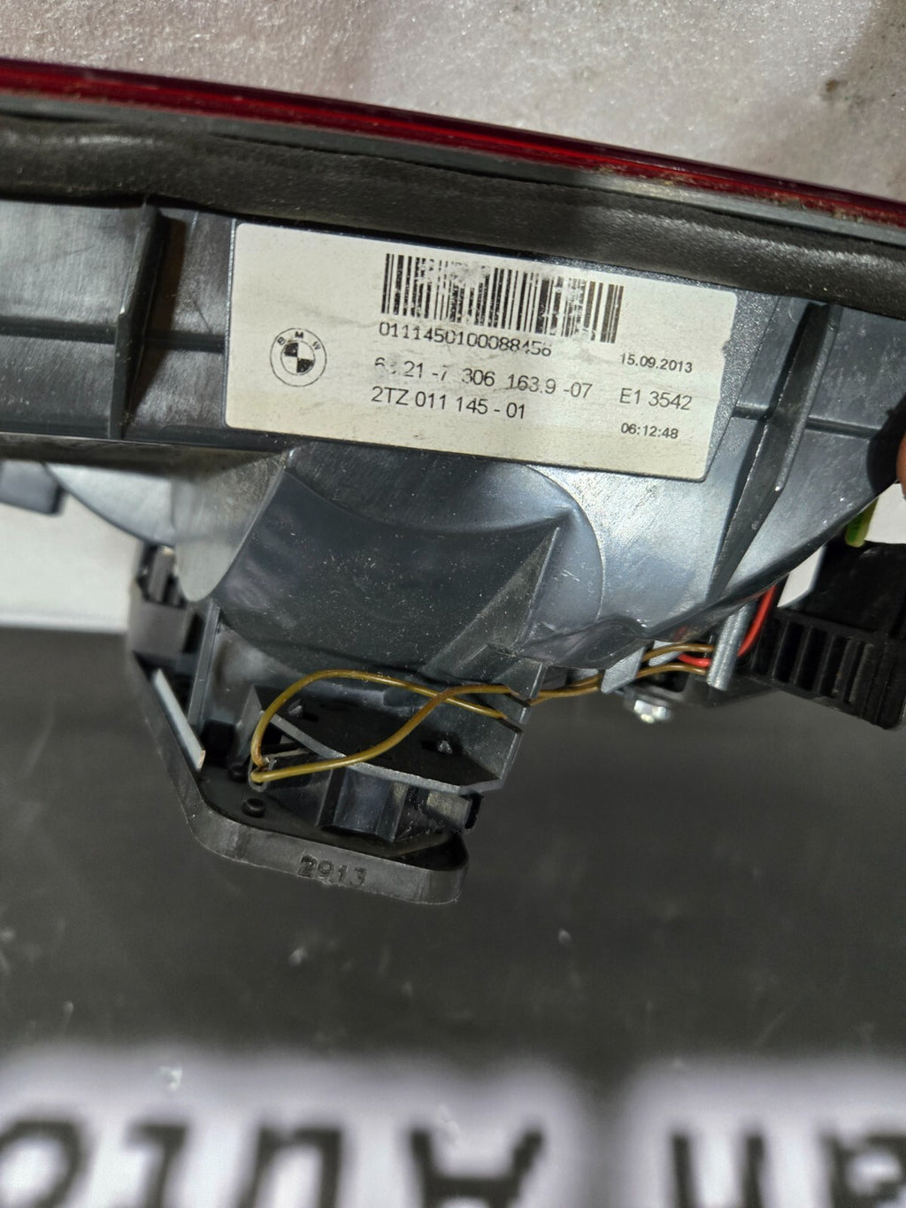 2011 2012 2013 2014 2015 BMW 528i 535i 550i M5 F10 Tail Light Left LH Driver OEM
