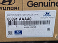 2024-2025 Hyundai Elantra Radiator Grille Upper Cover 86391-AAAA0 OEM NEW