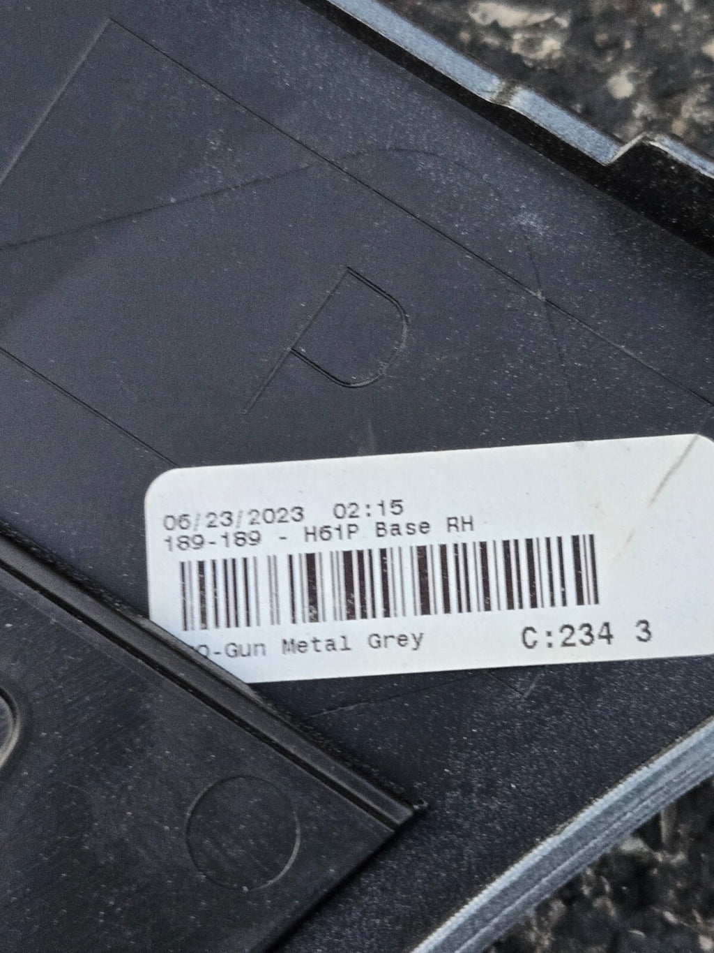2022-2024 Nissan Frontier S/SV RH Right Passenger Outer Cover Gun Metal Grey OEM