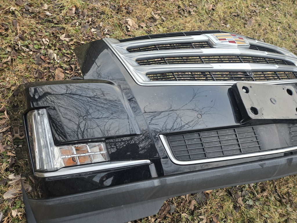 2016-2020 CADILLAC ESCALADE PREMIUM FRONT BUMPER COMPLETE PDC GRILL COVER OEM