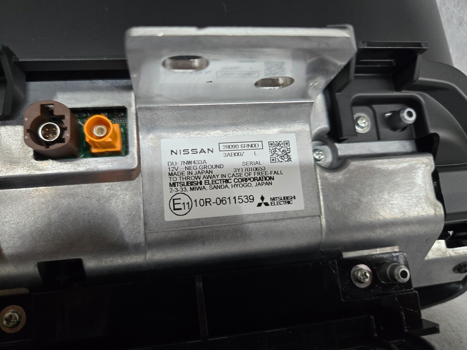 2024 NISSAN ROGUE DASH DASHBOARD CENTER DISPLAY SCREEN MONITOR OEM 28090-6RN2B