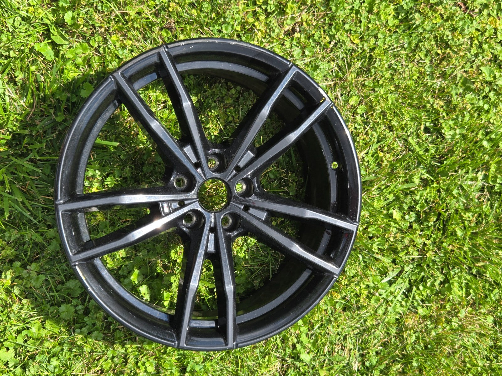 2019-2024 BMW 330XI G20 19X8 5 LUG WHEEL BLACK RIM 8089892 OEM 8090094BLA