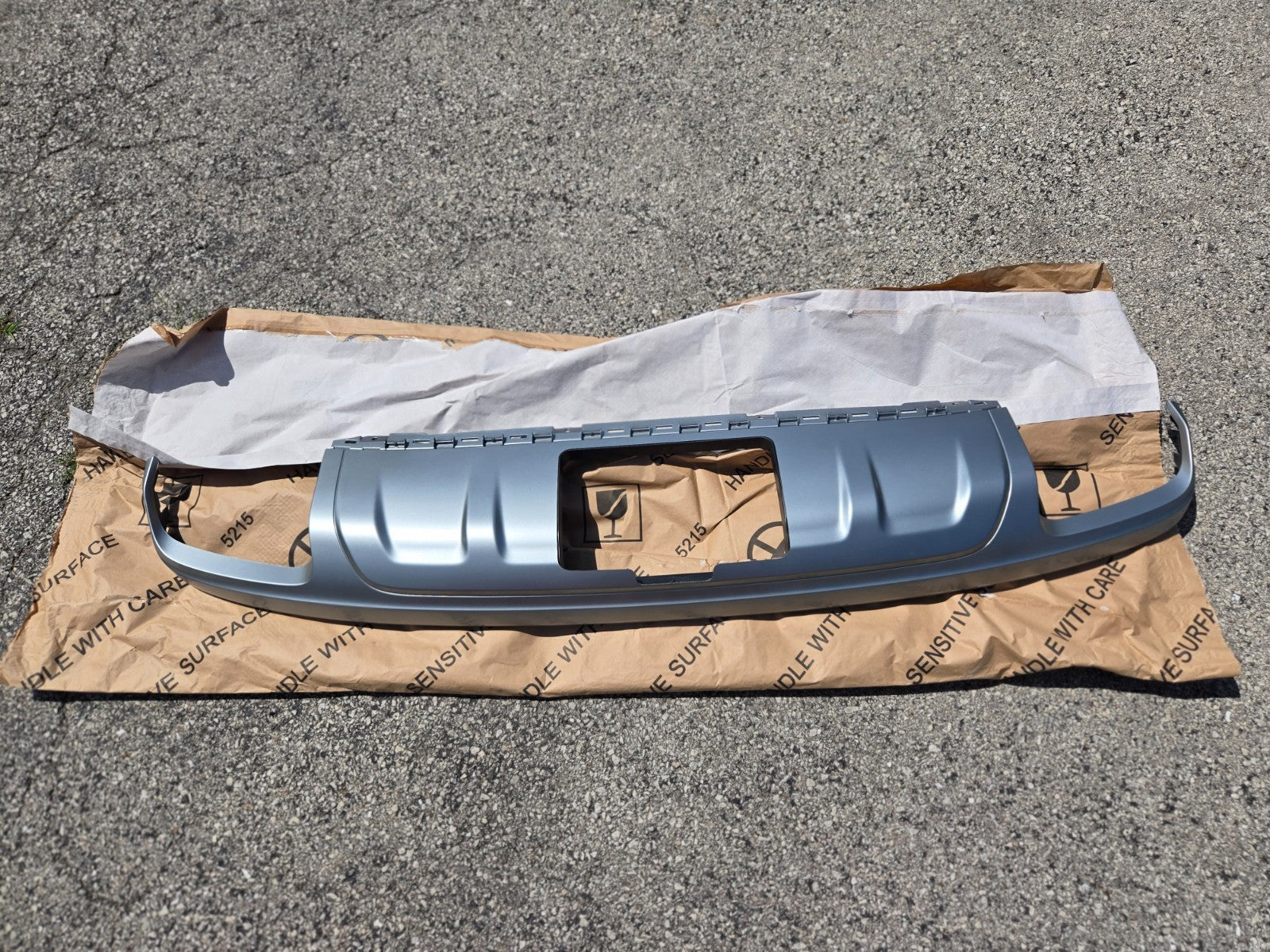 2016-2019 AUDI Q7 - REAR Bumper Lower Valance 4M0807434J OEM NEW