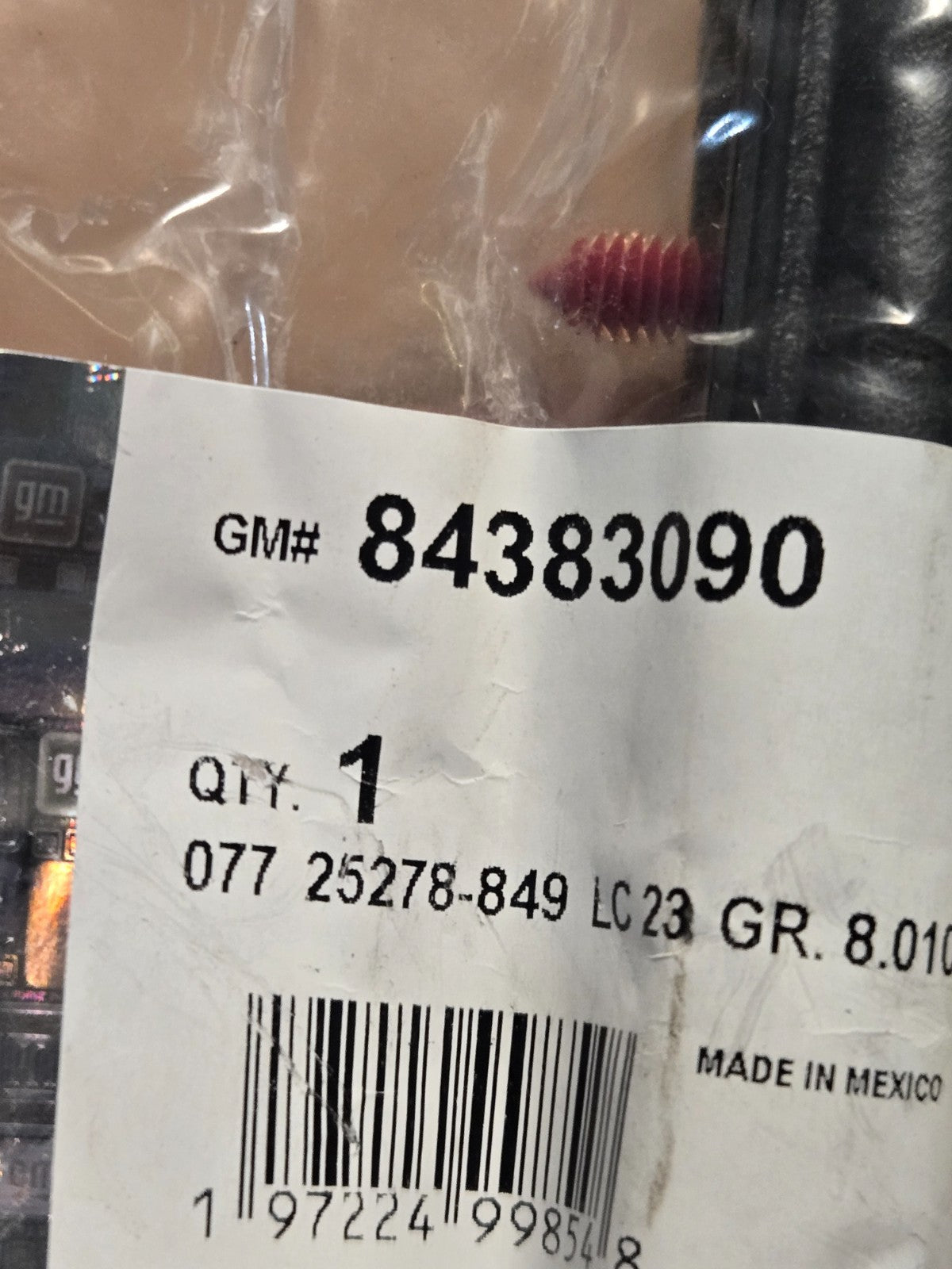 Genuine GM Hood Seal 84383090 OEM NEW