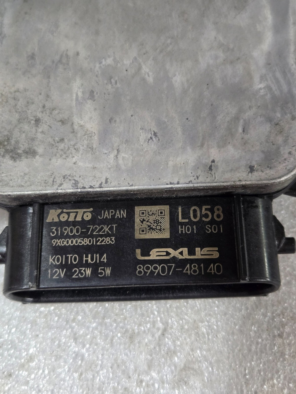 2020-2022 Lexus RX350 RX450h LED Headlight Ballast Control Module 89907-48140