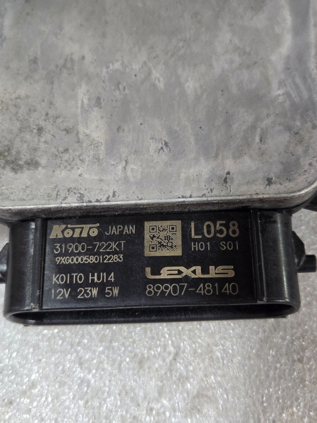 2020-2022 Lexus RX350 RX450h LED Headlight Ballast Control Module 89907-48140
