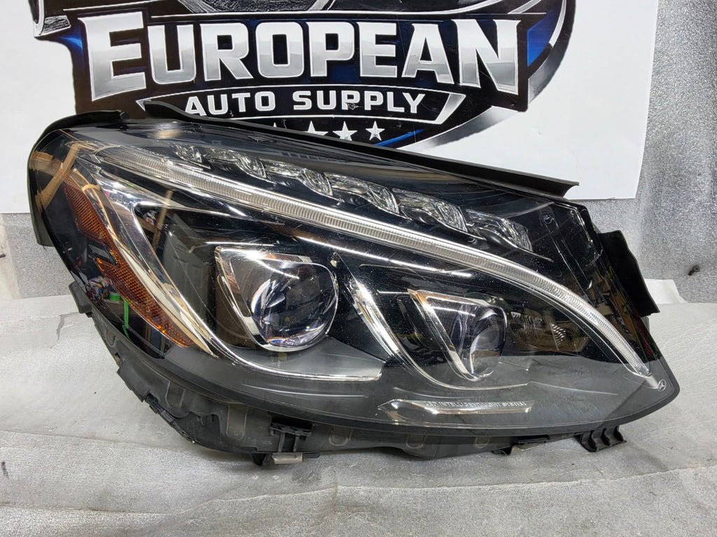 2017-2018 MERCEDES C43 AMG A205 RIGHT ADAPTIVE HEADLIGHT LED LAMP OEM 2059063604