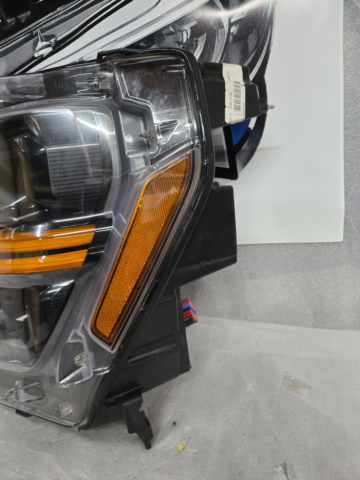 2024 2025 2026 Ford F150 F-150 Left LH LED Headlight Reflector OEM RL3413E015AK