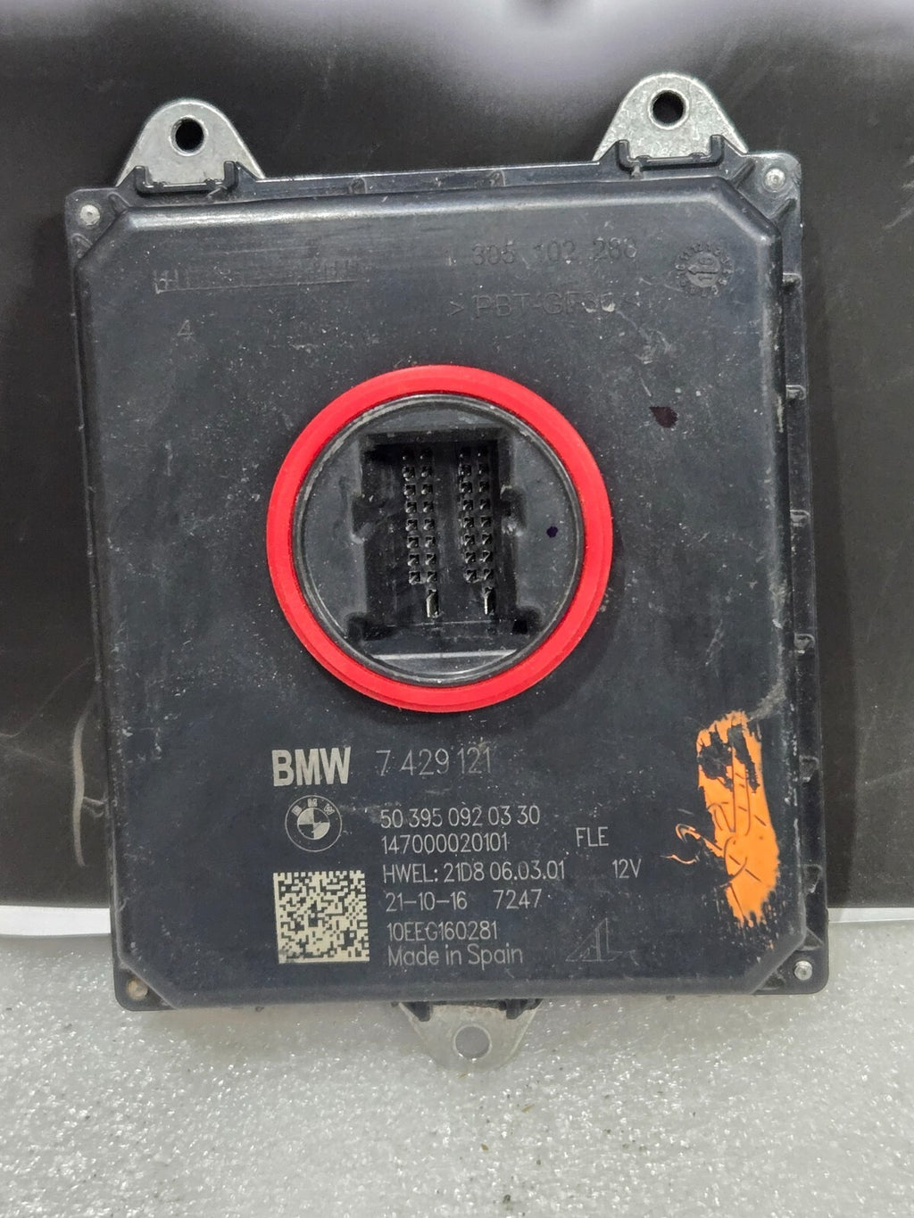 2016-2019 BMW X1 LED Headlight Computer Module Control Unit Ballast 7429121 OEM