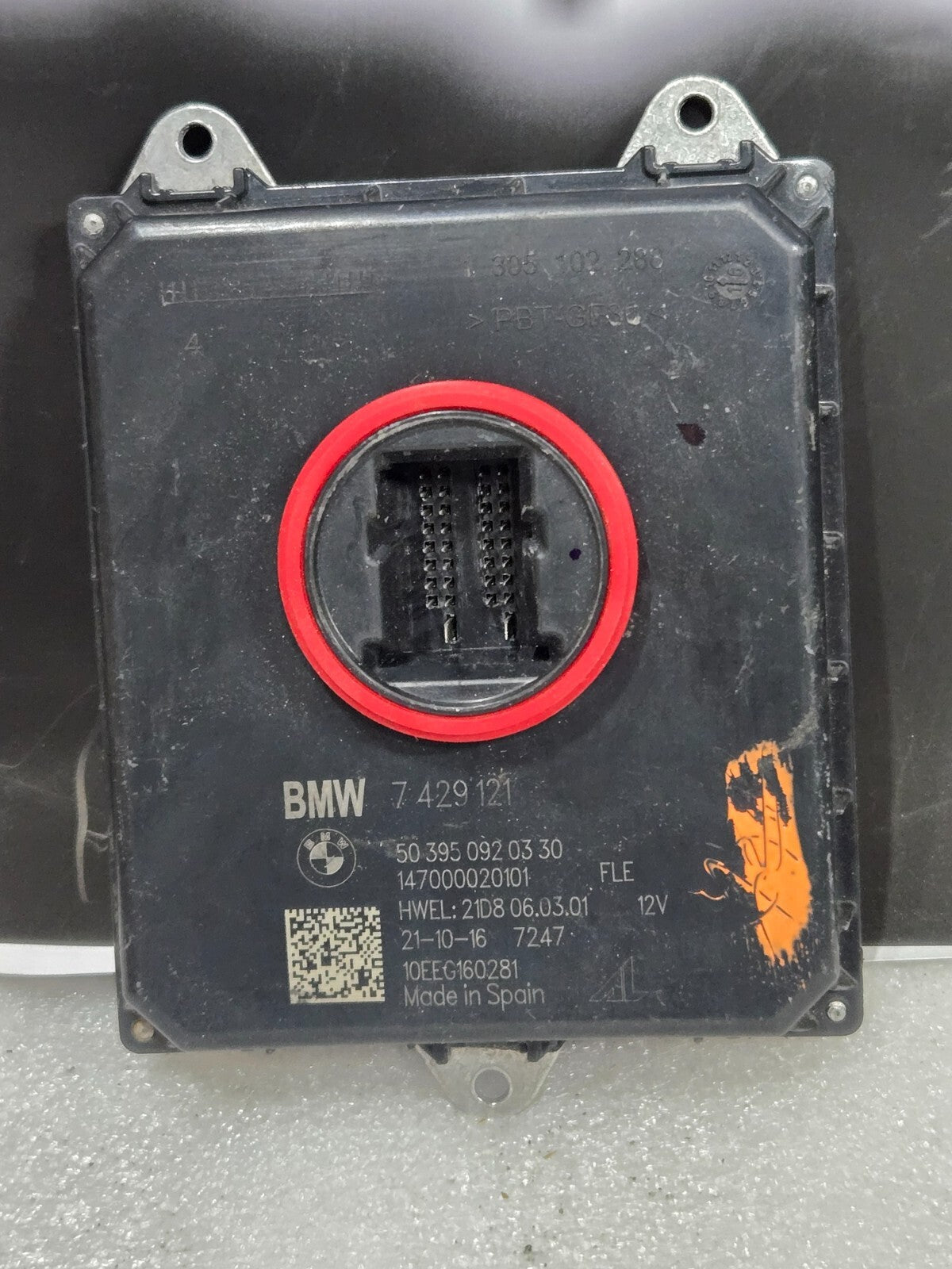 2016-2019 BMW X1 LED Headlight Computer Module Control Unit Ballast 7429121 OEM