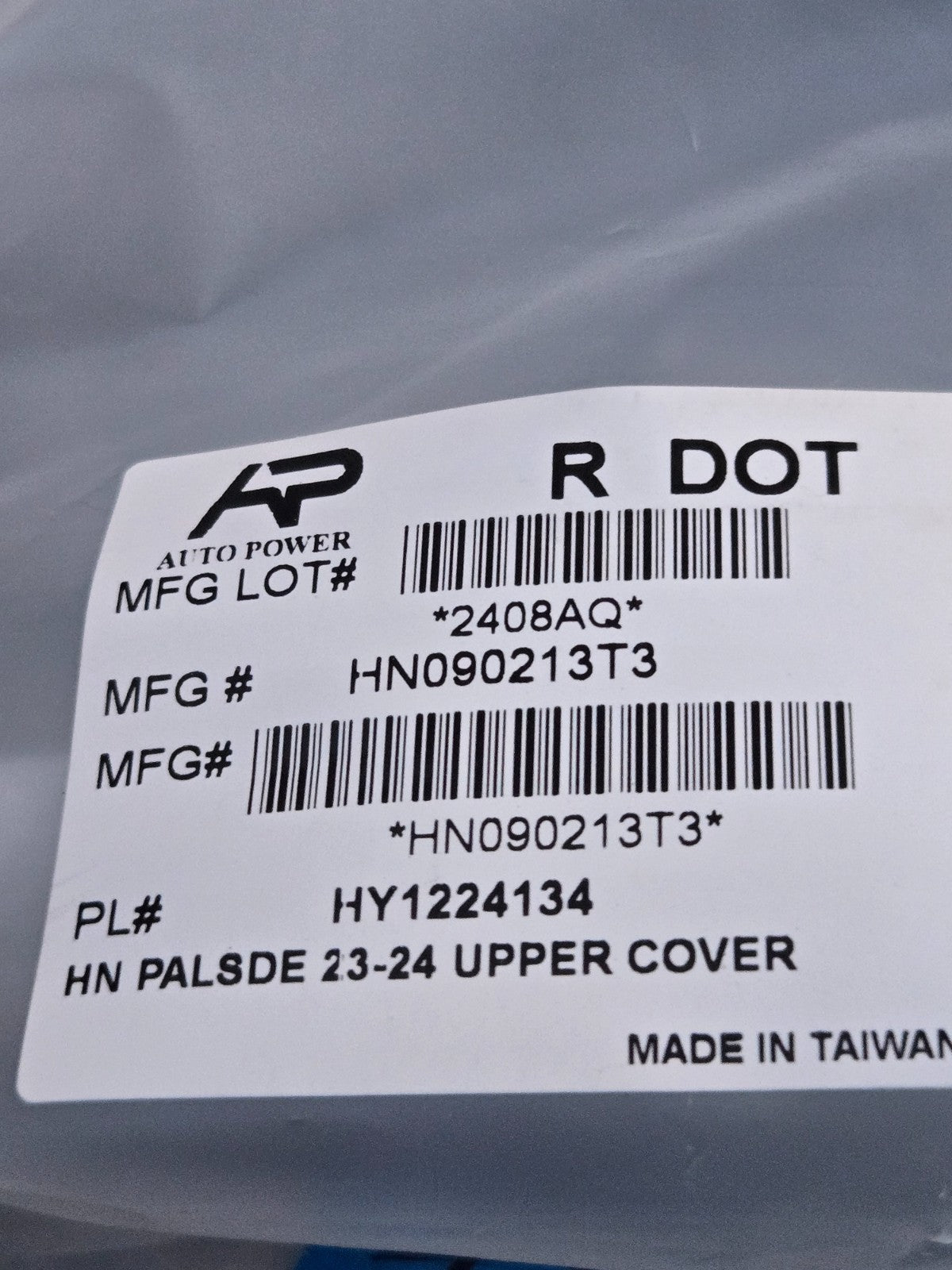 For Hyundai Palisade 23-24 Replace Upper Radiator Support Cover Standard Line