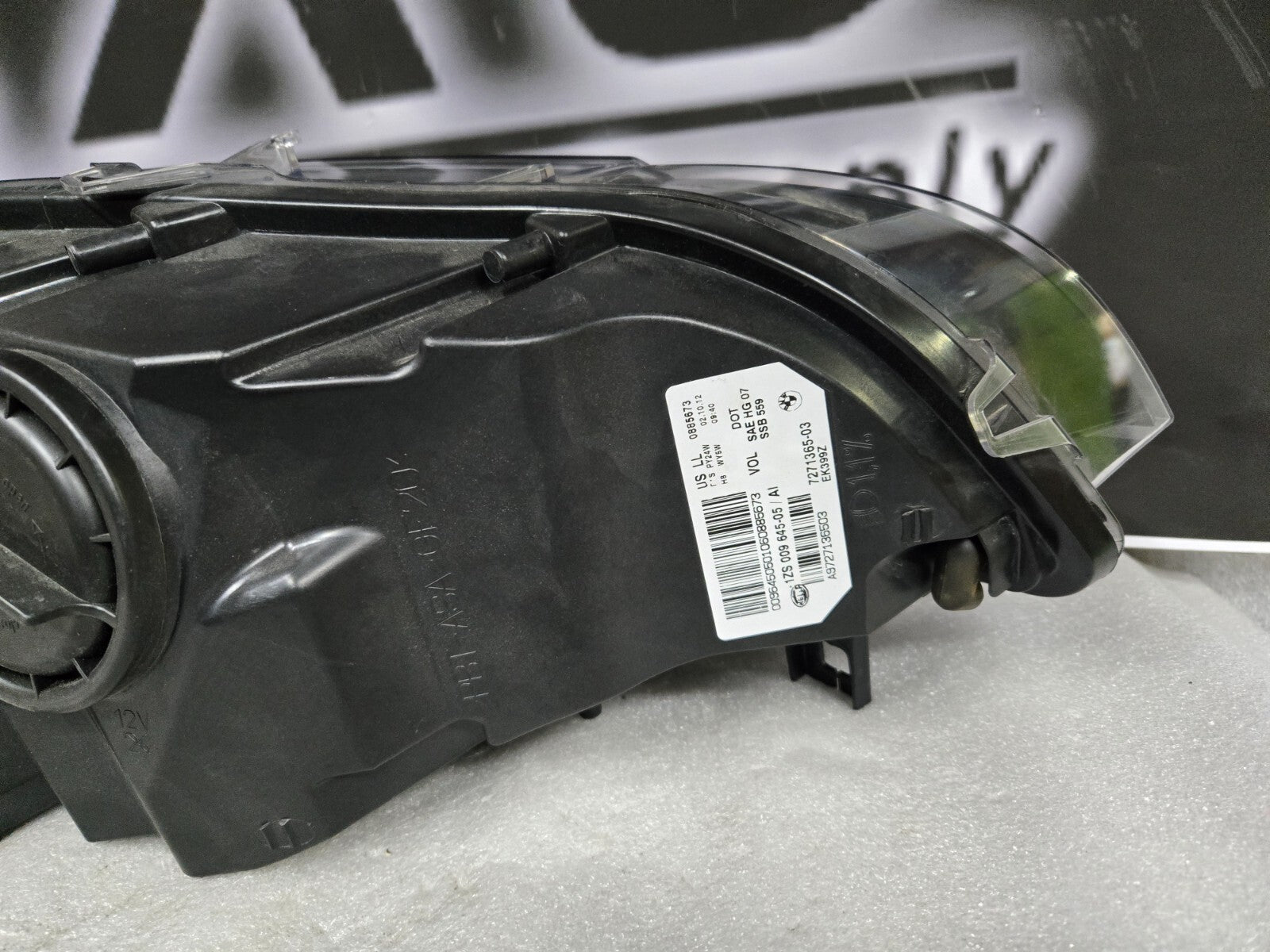 2008-2014 BMW E70 E71 X5 X6 Left Driver LH Xenon HID AFS Headlight OEM 7271365
