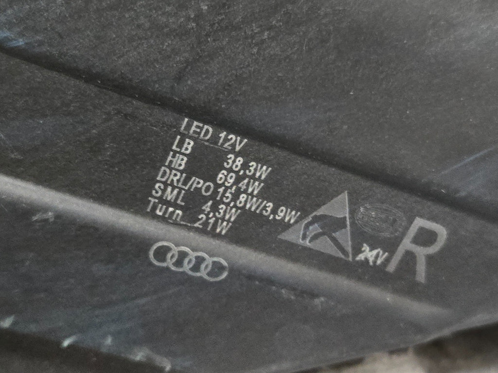 2021-2024 Audi SQ5 Q5 Matrix LED Headlight Right RH Passenger OEM 80A941036G