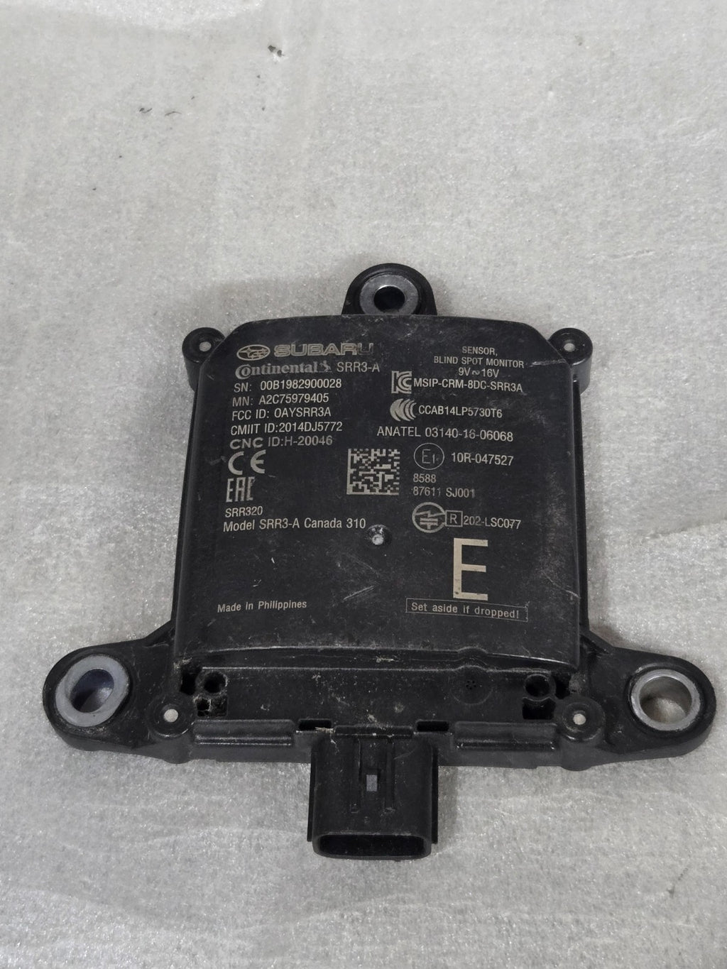 2019-2021 Subaru Forester Crosstrek Blind Spot Sensor Module BSM OEM 87611SJ001