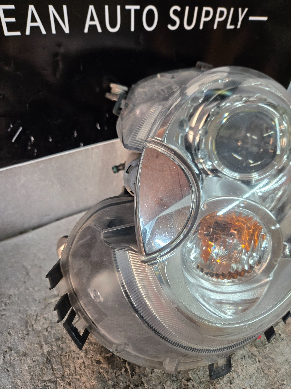 2007-2015 Mini Cooper Xenon HID Headlight LH Left Driver Chrome OEM LE05F6141