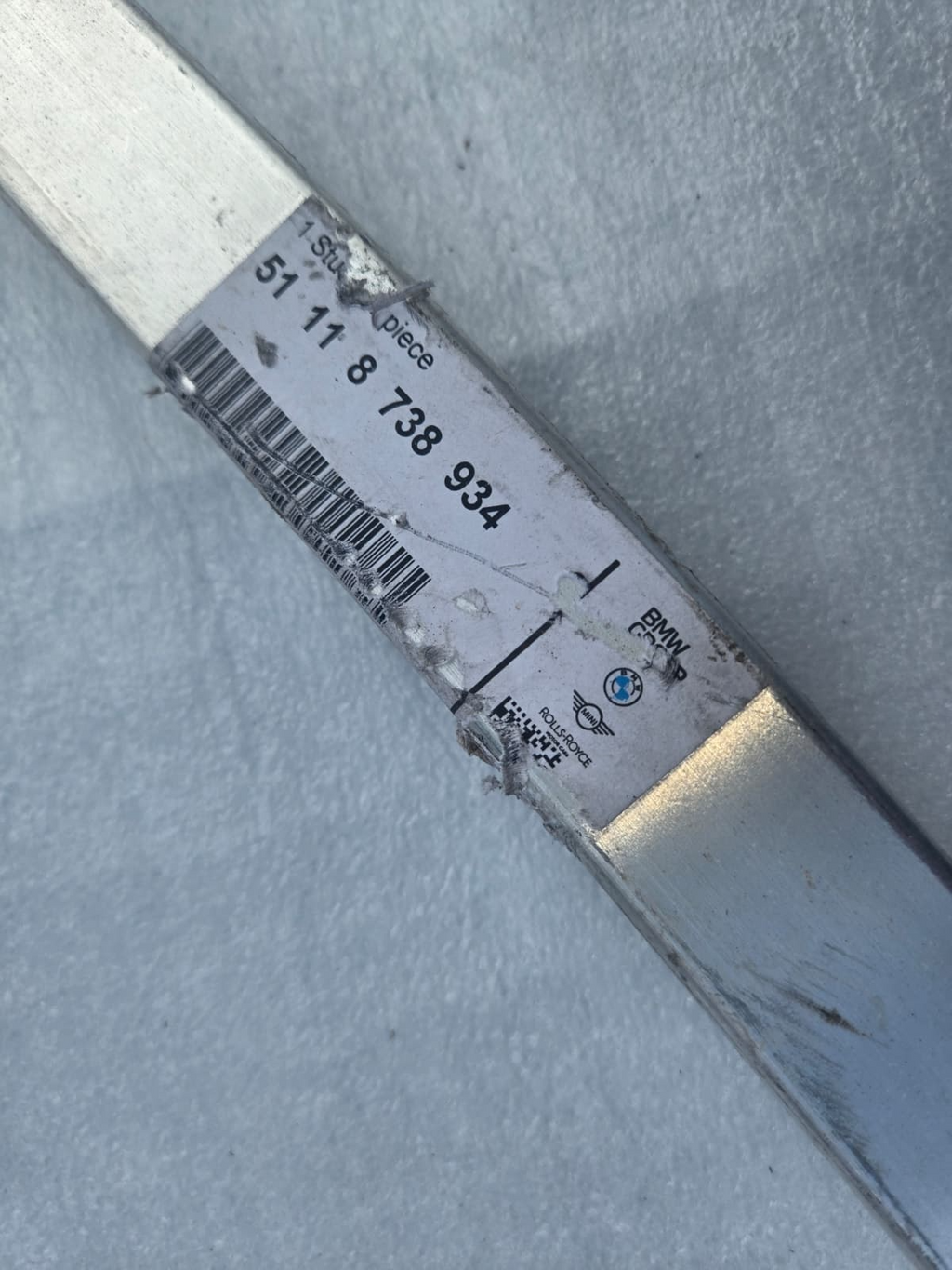 Genuine BMW Lower Support 51118738934 OEM
