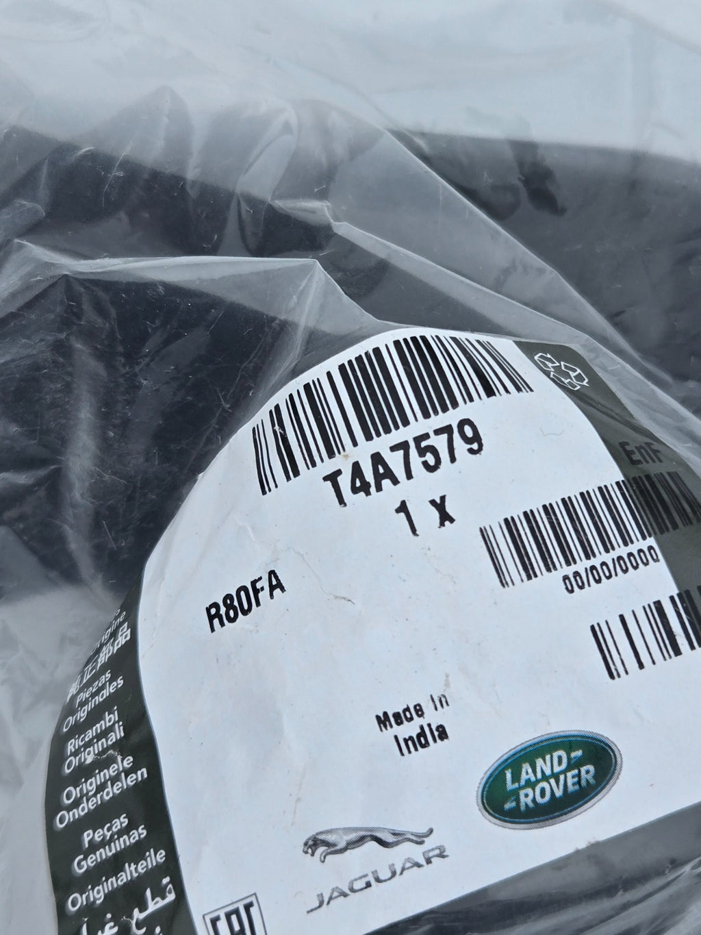 Genuine Jaguar Insulator T4A7579 OEM NEW