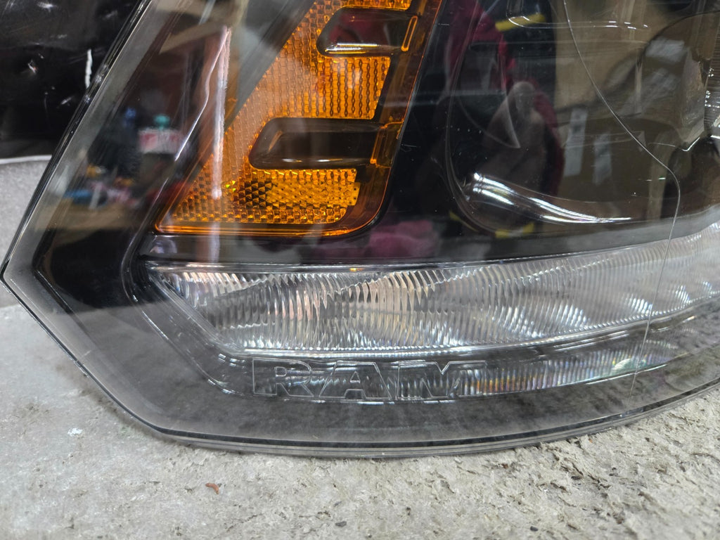 2016-2022 Dodge Ram 1500 Sport Right RH Passenger Side Black Headlight OEM