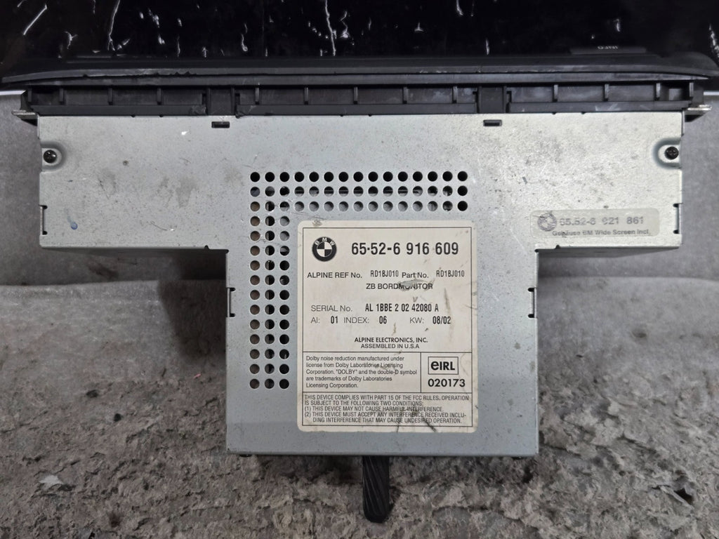 2000-2006 BMW X5 E53 E38 E39 WIDE SCREEN NAVIGATION RADIO MONITOR NAVIGATION OEM