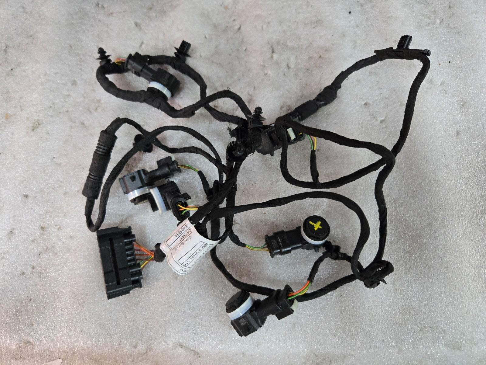 Front BMW X7 Bumper Harness With Parking PDC Sensors OEM E4B88BA 5A75A23