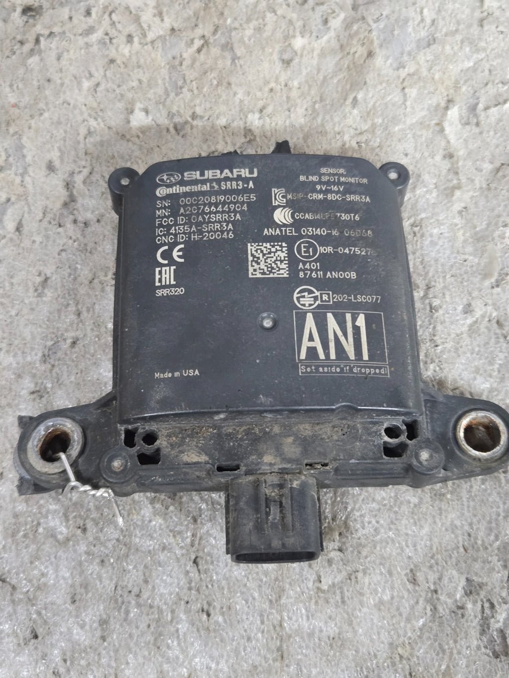 2020 - 2024 Subaru Legacy Outback Blind Spot Sensor Radar Module 87611-AN00B OEM