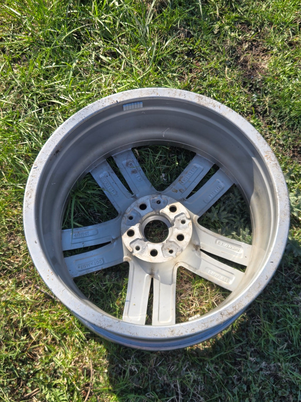 86214 18 Inch BMW X Series X1 X2 7850456 Machined Charcoal Wheel Rim M Sport OEM