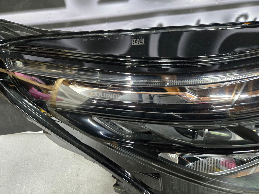 2022-2024 CHEVROLET EQUINOX RIGHT PASSENGER SIDE HEADLIGHT OEM 85538067