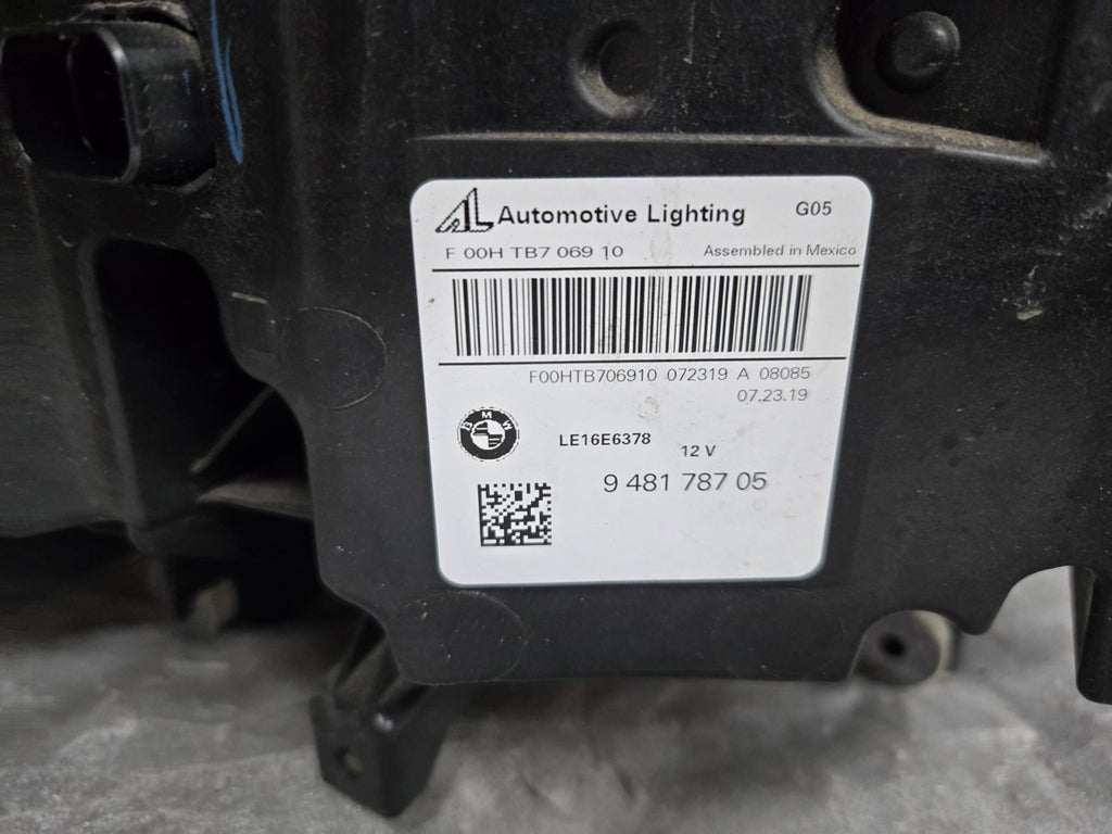 2019-2023 BMW X5 X6 G05 G06 Left Driver LED Headlight OEM 63117933337 COMPLETE!!