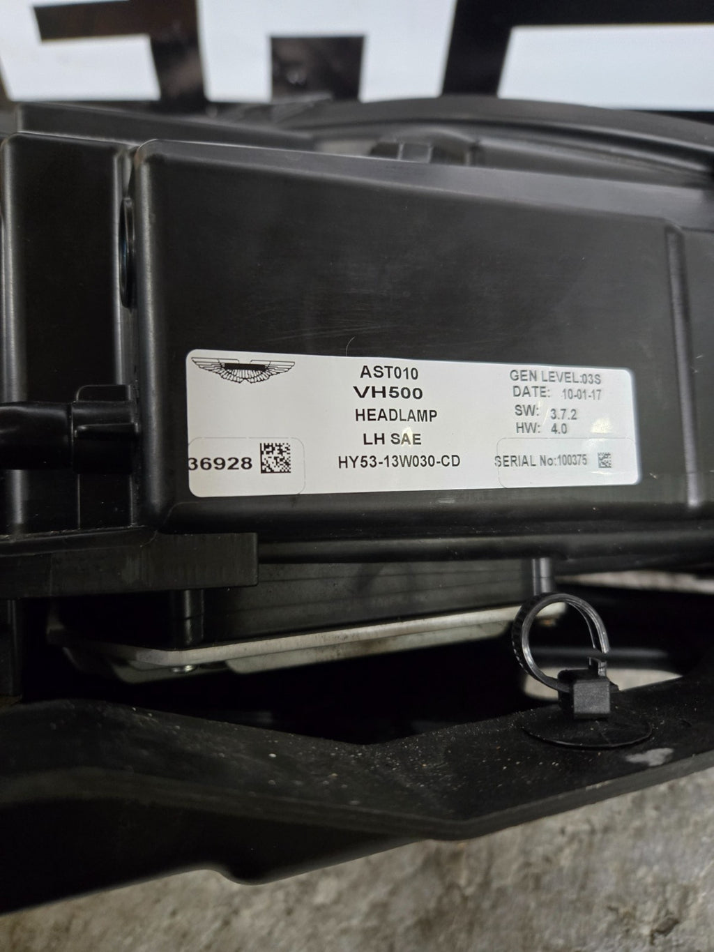 2017-2023 Aston Martin DB11 LED Headlight Left LH Driver HY5313W030 OEM COMPLETE