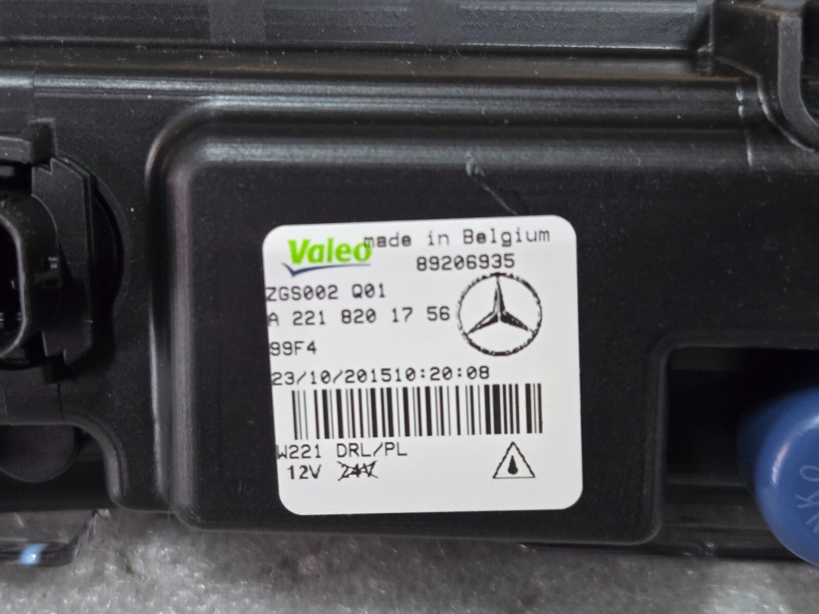 2010-2013 MERCEDES S550 W221 Left Driver Side LED DRL Fog Light A2218201756 OEM