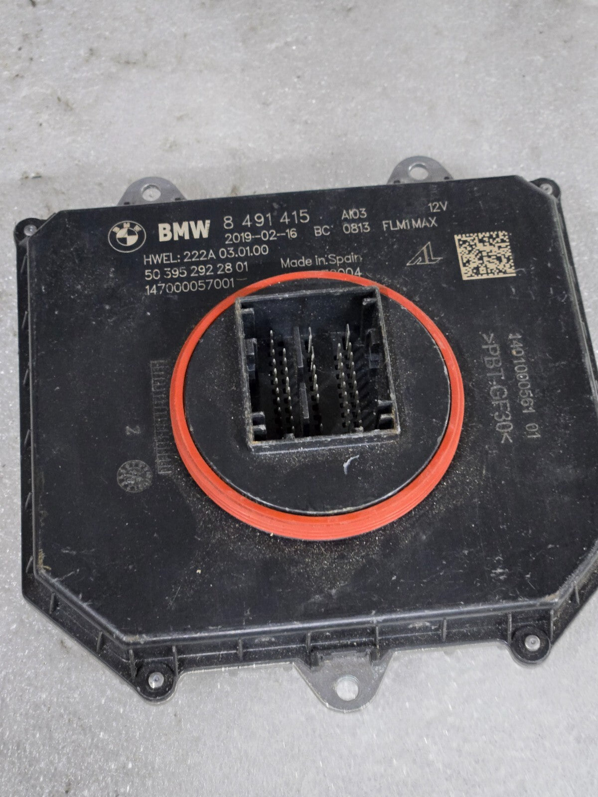 BMW 5 7 Series G30 G32 G11 G12 LED Headlight Control Module 8491415 OEM Genuine